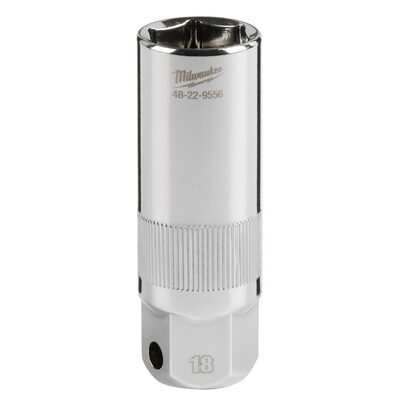 Milwaukee Tool 3/8" Drive 18MM Spark Plug Socket