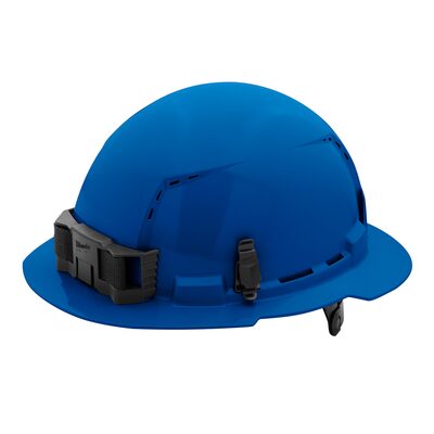 Milwaukee Tool BOLT Blue Full Brim Vented Hard Hat w/6pt Ratcheting Suspension (USA) - Type 1, Class C