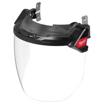 Milwaukee Tool BOLT Gasketed Full Face Shield - Clear Dual Coat Lens (Compatible with Milwaukee BOLT Safety Helmets and BOLT Hard Hats)
