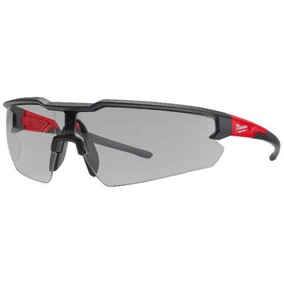 Milwaukee Tool Safety Glasses, Fog-Free Lenses, Tinted Gray