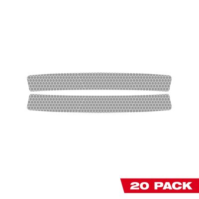 Milwaukee Tool 20 Pack 2PC Reflective Strips - Silver