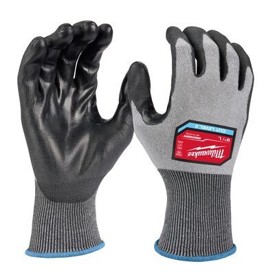 Milwaukee Tool Cut Level 2 High Dexterity Polyurethane Dipped Gloves - L