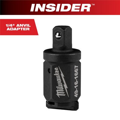 Milwaukee Tool INSIDER Box Ratchet 1/4 Inch Anvil Adapter