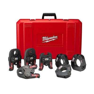Milwaukee Tool 1/2 Inch - 2 Inch IPS-P Pivoting Press Ring Kit for M18 FORCE LOGIC Press Tools