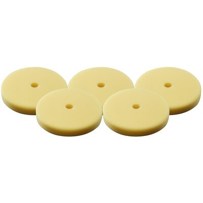Milwaukee Tool 5-PC, 3" YELLOW FOAM POLISHING PAD FOR 2438-20