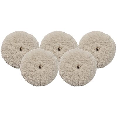Milwaukee Tool 5-PK OF 3" BLENDED WOOL CUTTING PAD