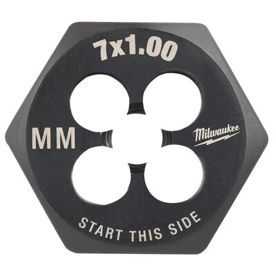 Milwaukee Tool M7-1.00 mm 1-Inch Hex Threading Die