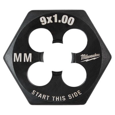 Milwaukee Tool M9-1.00 mm 1-Inch Hex Threading Die