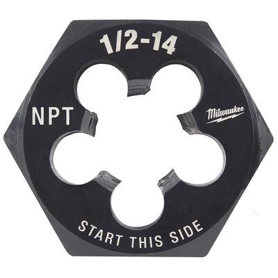 Milwaukee Tool 1/2"-14 NPT 2-1/6" Hex Threading Die