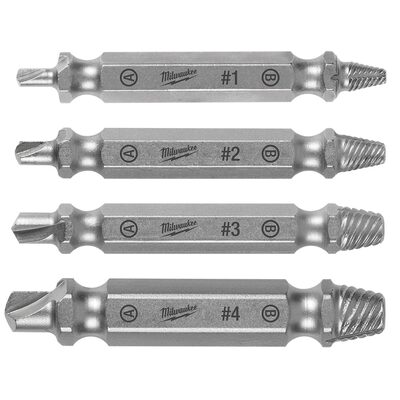 Milwaukee Tool M2 Steel Screw Extractor Set 4PC