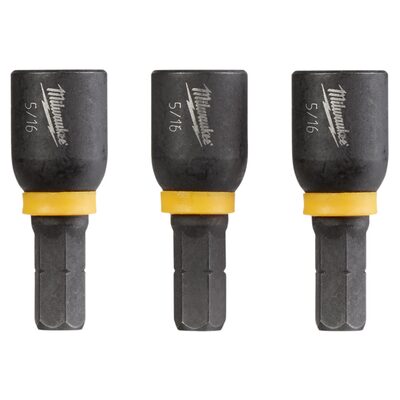 Milwaukee Tool SHOCKWAVE Impact Duty 5/16&rdquo; Insert Magnetic Nut Driver 3PK