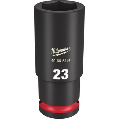Milwaukee Tool SHOCKWAVE Impact Duty  1/2"Drive 23MM Deep 6 Point Socket
