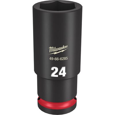 Milwaukee Tool SHOCKWAVE Impact Duty  1/2"Drive 24MM Deep 6 Point Socket