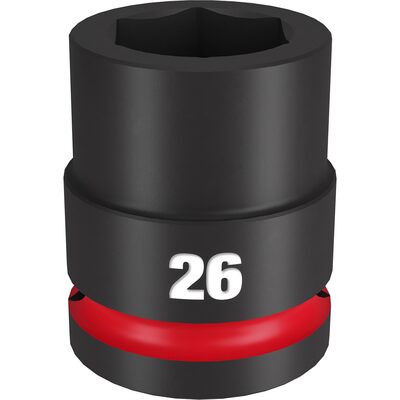 Milwaukee Tool SHOCKWAVE Impact Duty  3/4"Drive 26MM Standard 6 Point Socket