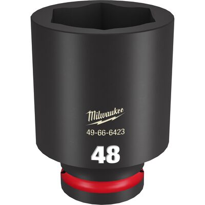 Milwaukee Tool SHOCKWAVE Impact Duty  3/4"Drive 48MM Deep 6 Point Socket
