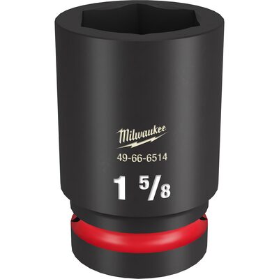 Milwaukee Tool SHOCKWAVE Impact Duty  1"Drive 1-5/8" Deep 6 Point Socket