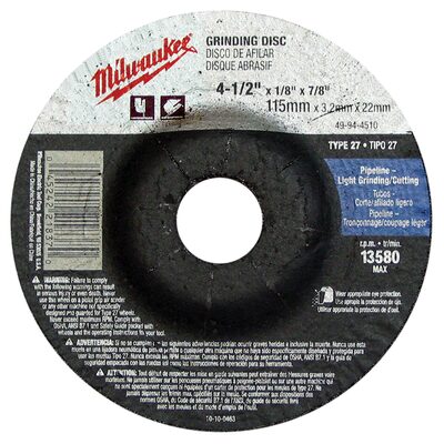 Milwaukee Tool 12" x 1/8" x 20mm Cut-Off Wheel (Type 1)