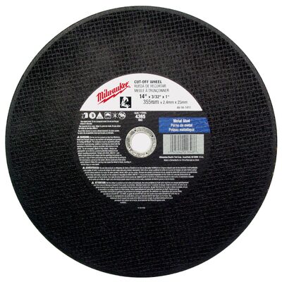 Milwaukee Tool 12" x 1/8" x 1" Cut-Off Wheel (Type 1)