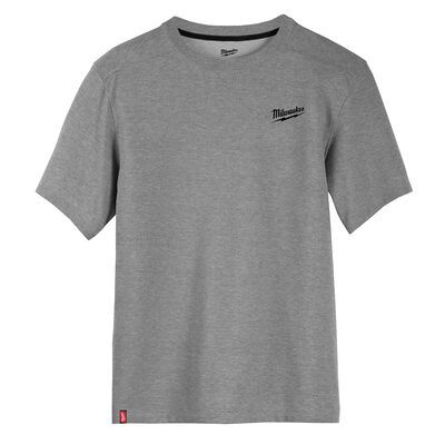 Milwaukee Tool HYBRID WORK TEE - SS GRAY 2X