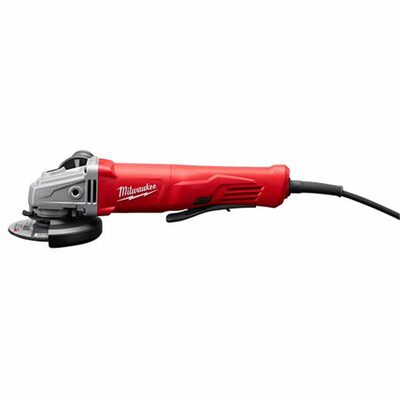 Milwaukee Tool 11 Amp Corded 4-1/2 in. Small Angle Grinder Paddle No-lock