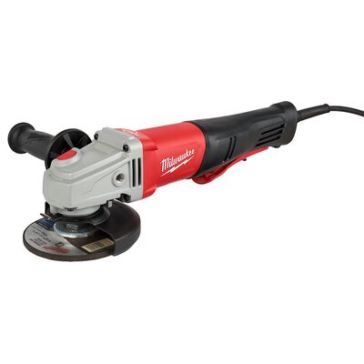 Milwaukee Tool 11 Amp 4-1/2&rdquo; / 5&rdquo; Braking Small Angle Grinder Paddle No-Lock