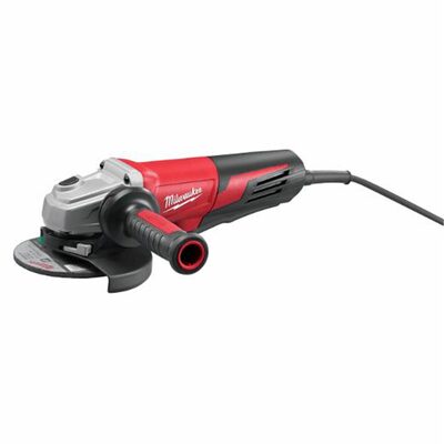 Milwaukee Tool 13 Amp 6"   Small Angle Grinder  Paddle, Lock-On