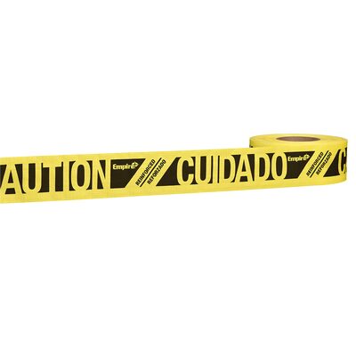 Milwaukee Tool 500 ft. Reinforced Yellow Barricade Tape - CAUTION/CUIDADO