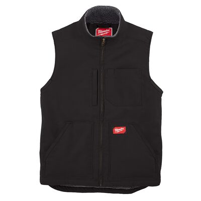 Milwaukee Tool HEAVY DUTY SHERPA-LINED VEST - BLACK 3X