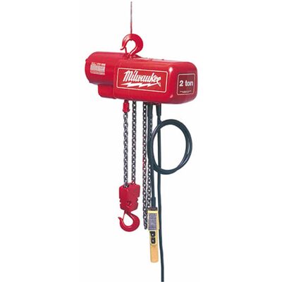 Milwaukee Tool 1/2-TON SINGLE-PHASE ELECTRIC CHAIN HOIST 9.8-AMP