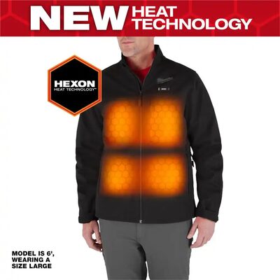 Milwaukee Tool M12 Heated TOUGHSHELL Jacket Kit, Black, Large