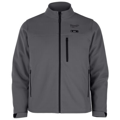 Milwaukee Tool M12 Heated TOUGHSHELL Jacket Kit, Grey, Large