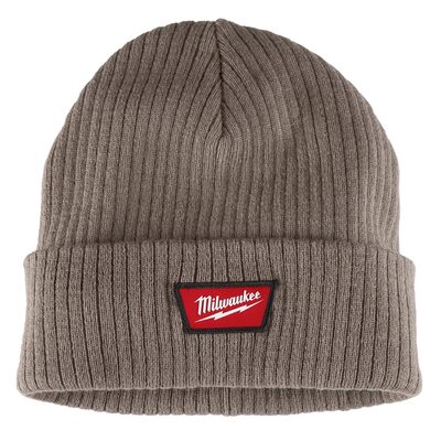 Milwaukee Tool Rib-Knit Cuffed Beanie - Brown