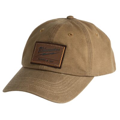 Milwaukee Tool Waxed Canvas Adjustable Hat - Khaki