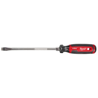 Milwaukee Tool 3/8" Slotted 8" Cushion Grip Screwdriver (USA)