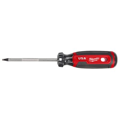 Milwaukee Tool #2 Square 4" Cushion Grip Screwdriver (USA)