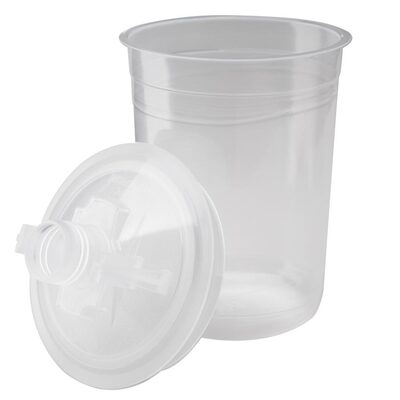 3M PPS Lid & Liner Kit, 16114, Mini (6 fl oz), 200 Micron Full Diameter Filter