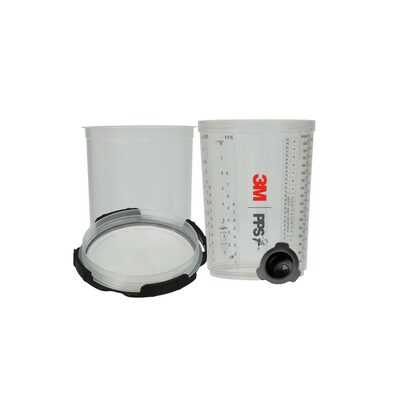 3M PPS Series 2.0 Spray Cup System Kit 26024, Large (28 fl oz, 850 mL), 200 Micron Filter
