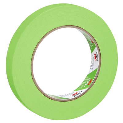 3M Performance Green Masking Tape 233+, 26334, 18 mm x 55 m