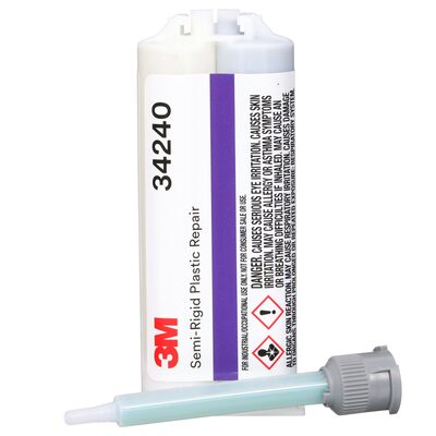3M Semi-Rigid Plastic Repair 34240, 47.3 mL Cartridge