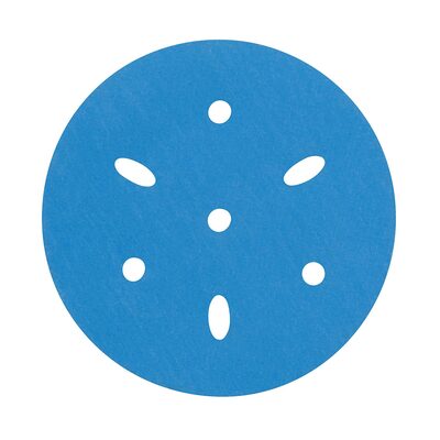 3M Hookit Blue Abrasive Disc 321U, 36154, 3 in, 800, Multi-hole