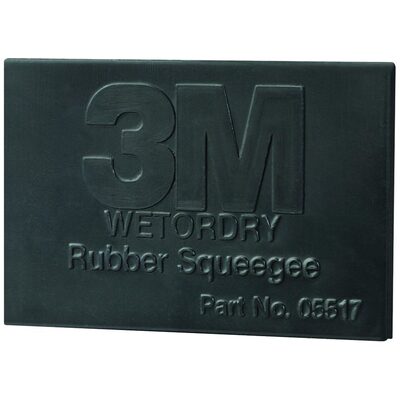 3M Wetordry Rubber Squeegee, 05518, 2 in x 3 in