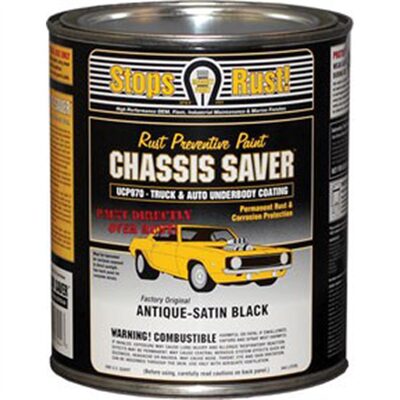 Magnet Paint & Shellac Chassis Saver Satin Black-QT