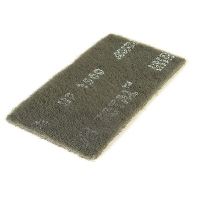 Mirka Abrasives Mirlon Total 18-118-448 18 Series Non-Woven Scuff Pad, 4-1/2 in W x 9 in L, 1500 Grit