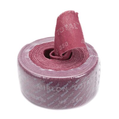 Mirka Abrasives Mirlon Total 18-573-373 18 Series Non-Woven Scuff Roll, 4-1/2 in W x 33 ft L, 360 Grit
