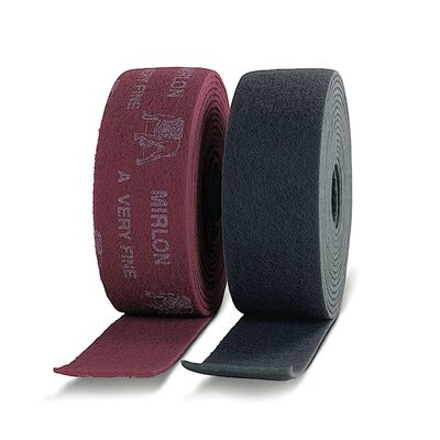 Mirka Abrasives Mirlon 18-573-448 18 Series Non-Woven Scuff Roll, 4 in W x 33 ft L, 1500 Grit