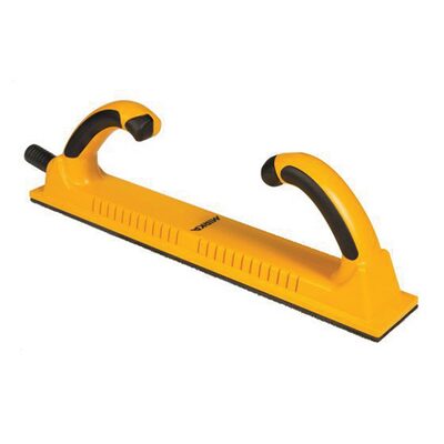 Mirka Abrasives 9116R Rigid Grip Faced Sanding Block, 2-3/4 in W x 16-1/2 in L, Hook and Loop Attachment