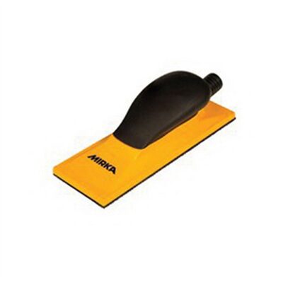 Mirka Abrasives MVHB38 Hand Sanding Block, 70 mm W x 198 mm L, Hook and Loop Attachment