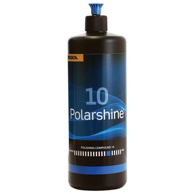 Mirka Abrasives Polarshine PC10-1L Polishing Compound, 1 L Bottle, White, Paste