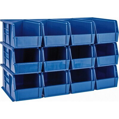 Msc Industrial Supply 5-1/2" Wide x 10-7/8" Deep x 5" High Hopper Stacking Bin
