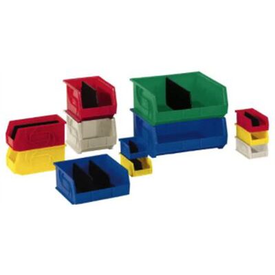 Msc Industrial Supply 11" Wide x 10-7/8" Deep x 5" High Hopper Stacking Bin